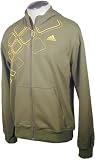Adidas Men's Edge Warm-Up Top E15438-Olive/Neon Yellow