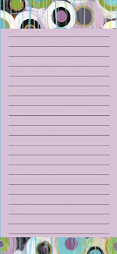 Lang Cirque List Pad, 3.5 x 7.75 Inches, Set of 2 List Pads with 50 Sheets Each (6100004)