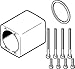 FESTO 2207509 EAMK-A-D32-35A-40P COUPLING HOUSING - SUPPLIED IN PACK OF 1