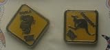 Australian Pin Set of 2 (Koala Next 10km and Kangaroo Next 10km)