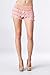 Jubilee Couture Women's Lovely Tiered Lace Stretchy Shorts with Elasticized Waistband