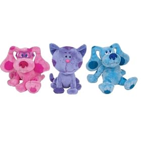 Ty Beanie Baby Blue's Clues and Friends Set of 3 Beanies (Blue, Periwinkle and Magenta) by Blues Clues