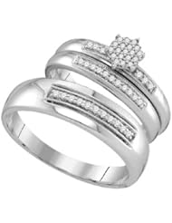 0.25CTW DIAMOND FASHION TRIO SET