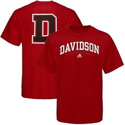 NCAA adidas Davidson Wildcats Red Relentless T-shirt