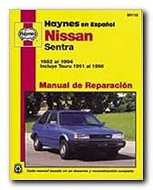 Haynes Manuals - Nissan Sentra (82 - 94) Spanish Repair Manual (99118)