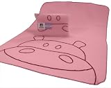 Modern Basics Pink Hippo Blanket 40X30