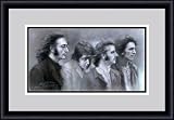 "The Beatles" by Haiyan - Framed Artwork