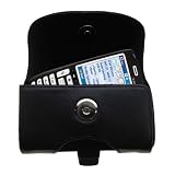 Horizontal Leather Case with Belt Clip/Loop for the Audiovox SMT 5600