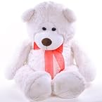 Jumbo Teddy Bear - White