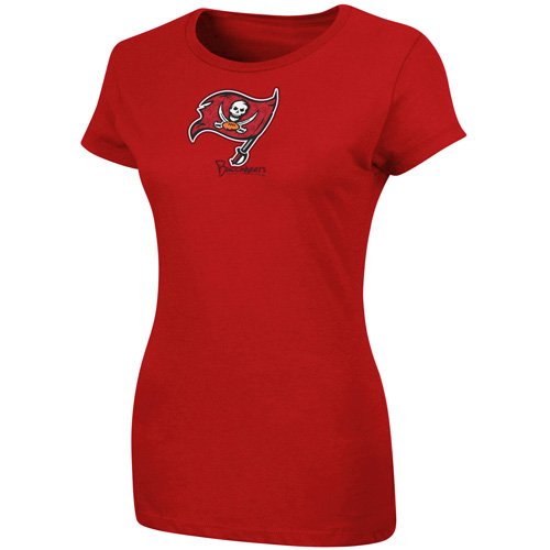 Tampa Bay Buccaneers Ladies Game Tradition II T-Shirt - Red (Large)