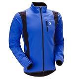 Tenn Soft Shell Waterproof/Windproof Cycle Jacket Blue Med
