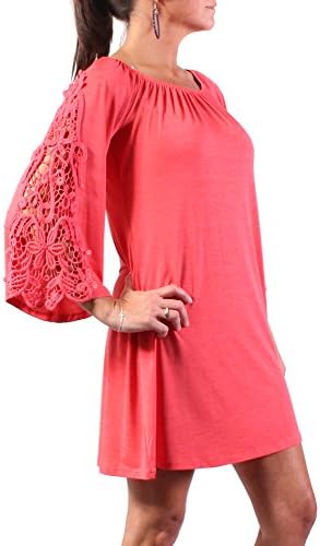2B Clothing Women's Sacramento B Dress Coral M