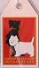 Durable Luggage Tag London to Glasgow Scottie Dogs