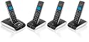 BT Synergy 5500 DECT Quad Cordless Phone with Answer Machine - Black / Silver