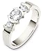 3.5mm modern white gold diamond wedding band ring (0.87cts diamonds 14K Gold)