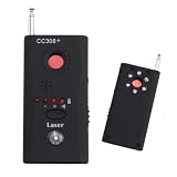 AGPtek® Full-frequency Wireless Anti-spy RF Signal Bug Detector Almighty Hidden Camera Finder (Auto-detection Function, Adjustable Sensitivity)