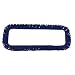 Wilen C091018, Microloop Fringe Microfiber Velcro Backed Dust Mop, 18" Length x 5" Width, Blue/Grey (Case of 12)