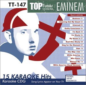 Top Tunes Karaoke CDG Eminem Artist Vol. 23 TT-147
