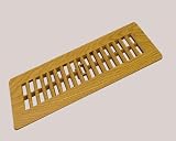 Decor Grates 4 x 10 Light Oak Plastic Floor Register