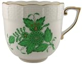 Herend Green Chinese Bouquet Mocha Cup 7072AV