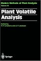 Plant Volatile Analysis (Molecular Methods of Plant Analysis)