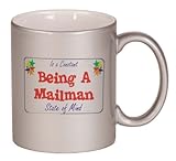 IMAGE OF Being A Mailman Is a Constant State of Mind Coffee Mug Metallic Silver 11 oz