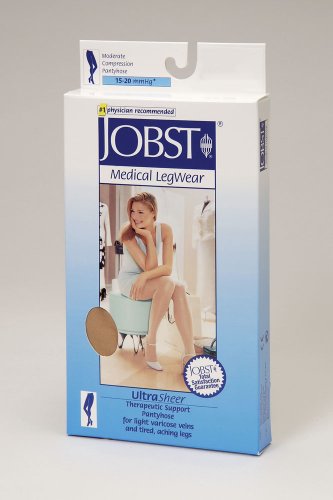 Women's Ultrasheer 15-20 mmHg Moderate Support Pantyhose Size: Medium, Color: Honey On Sale