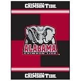 Alabama Crimson Tide All Star 60x80 College Throw