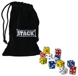 Stack Pyramid Pack (56 - 5/8 inch white/blue/red/yellow dice)