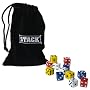 Stack Pyramid Pack (56 - 5/8 inch white/blue/red/yellow dice)