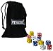 Toys : Stack Pyramid Pack (56 - 5/8 inch white/blue/red/yellow dice)