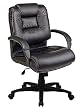 Deluxe Mid Back Executive Leather Chair By Office Star