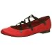 Skechers Soho Lab Women's Dizzee Ballet Flat,Red Satin,6.5 M
