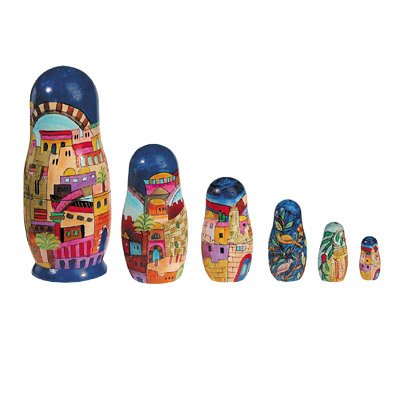 Childrens Toyshop  Toys : Jerusalem Babushka (Nesting Dolls) Vtbb1