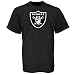 Reebok Oakland Raiders Black Logo Premise T-shirt