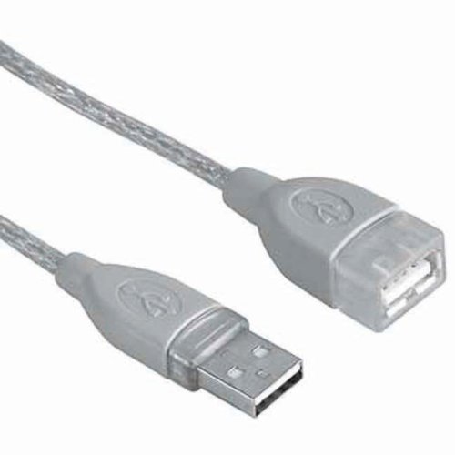 Hama Extension Cable, Usb A Plug - Usb A Socket, Grey, 1.8 M