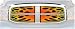 Putco 89356 Flaming Inferno 4-Color Hand Painted Stainless Steel Grille