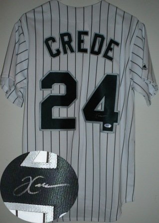 Joe Crede Signed Auth. Chicago White Sox Jersey