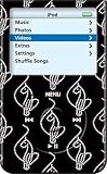 Phat Cat Pattern - Apple iPod video 30GB Hard Case iJacket - Shock Absorbent Hard Protective Faceplate Cover + FREE iPod video Screen Protector Shield