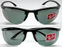 $170 Ray Ban Sidestreet Sunglasses Black Polarized 4065