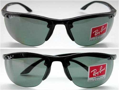 Click here to buy $170 Ray Ban Sidestreet Sunglasses Black Polarized 4065 by Ray Ban.