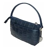 高級クロコダイル 女性用ポシェット(マット) ネイビーブルー LBP-4011wh-NBU