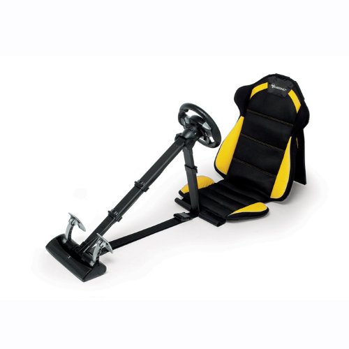 Racin' Pro Seat & Steering Wheel - Yellow - Playstation 3