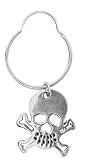 Sterling Silver Hoop Earring with Skull From the Rokr Collection By Mauricio Serrano Jewelry