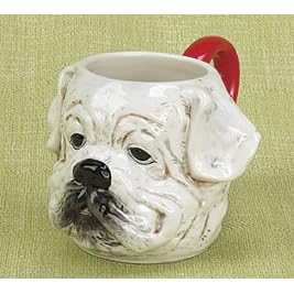 Bulldog Shape Mug Coffee Cup Kitchen Decor by Bulldog Pup Collection