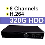 8 Channel Dvr H264 320g Hard Drive Dvr Digital Video Recorder For Cctv Surveillance Security System