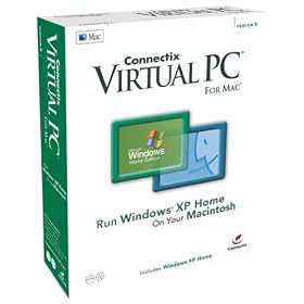 Click here to buy Virtual PC 5.0 for Mac with Windows XP Home by Connectix.