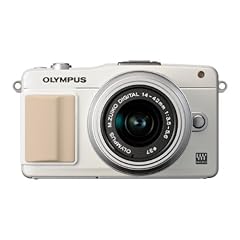 OLYMPUS ミラーレス一眼 PEN mini E-PM2 レンズキット ホワイト E-PM2 LKIT WHT