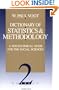 Dictionary of Statistics & Methodology: A Nontechnical Guide for the Social Sciences