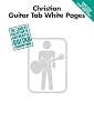 Christian Guitar Tab White Pages (Guitar Recorded Version)